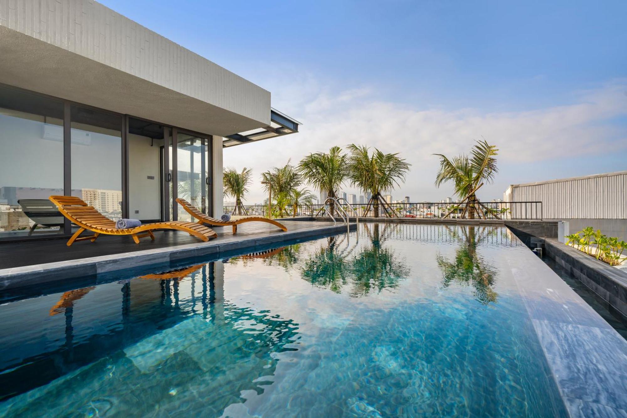 The Hem Hotel And Apartment Da Nang Bagian luar foto
